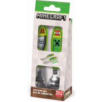 Minecraft metalen bestekset - 2 stuks